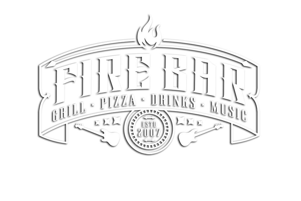 Fire Bar Logo PNG White Shadow